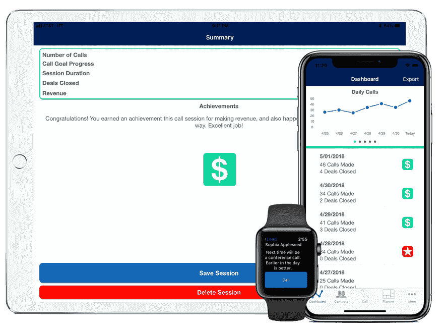 SwiftCall Auto Dialer App, Mobile Crm